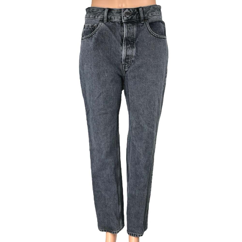 Everlane Curvy 90s Cheeky Straight Women's Black Wash High Waist Denim Jeans 28